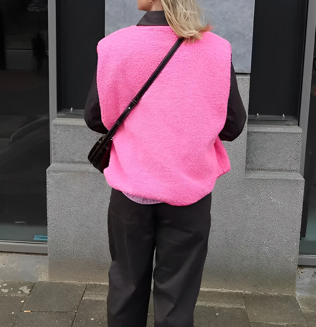 Out-Shine | Woven Open Knitted Cardigan For Women
