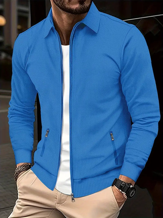Out-Shine | Stylish men transition jacket with zipper - versatile and modern