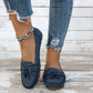 Out-Shine | Classic suede loafer with tassel detail for women
