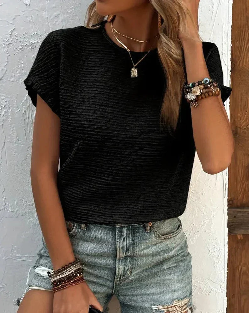 Out-Shine | Women's Ruffled Sleeve Shirts Chic