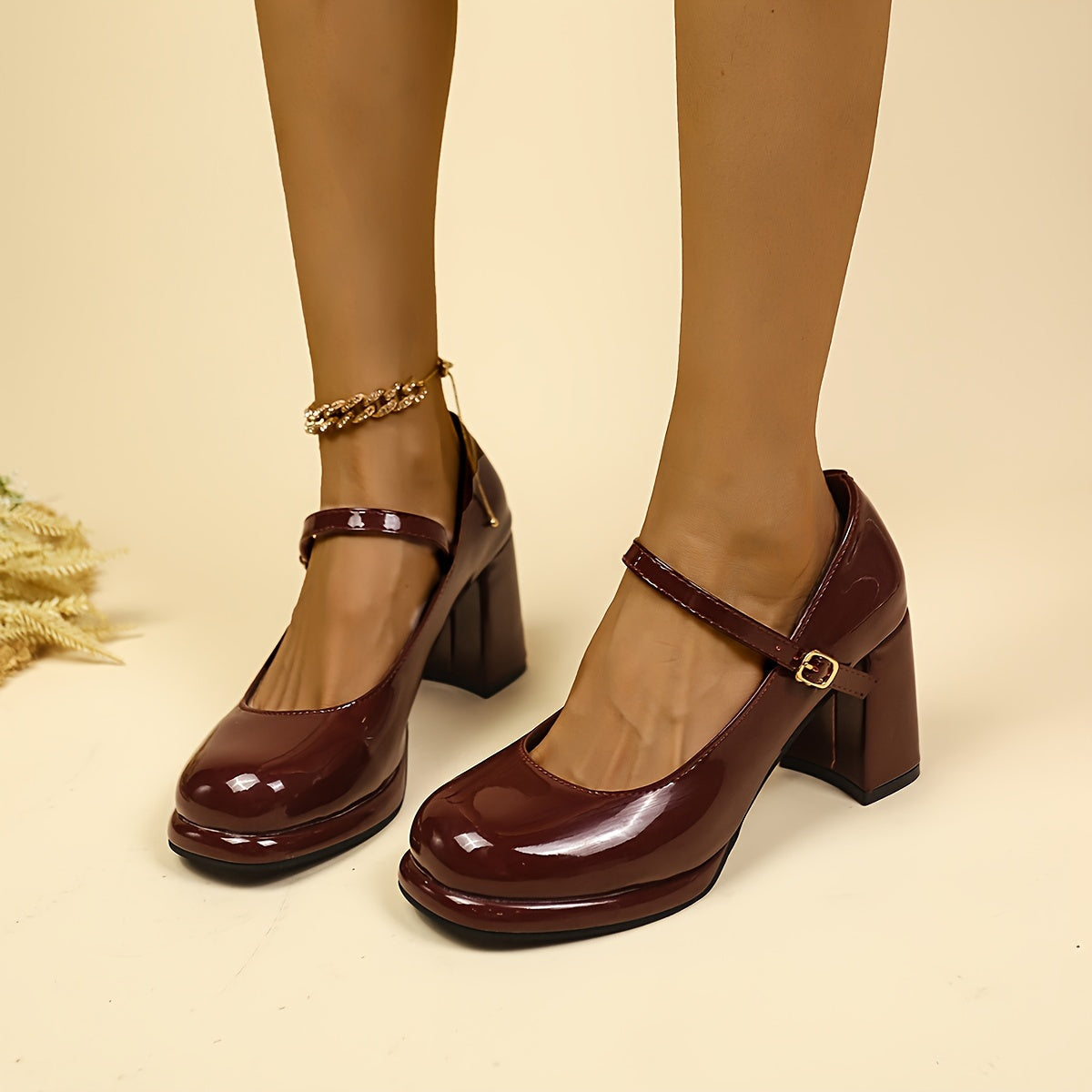 Out-Shine | Stylish Waterproof Mary Jane Pumps