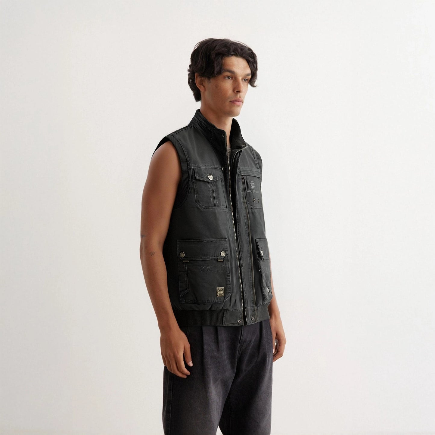 Out-Shine | Vintage Men's Waistcoat with Multiple Pockets