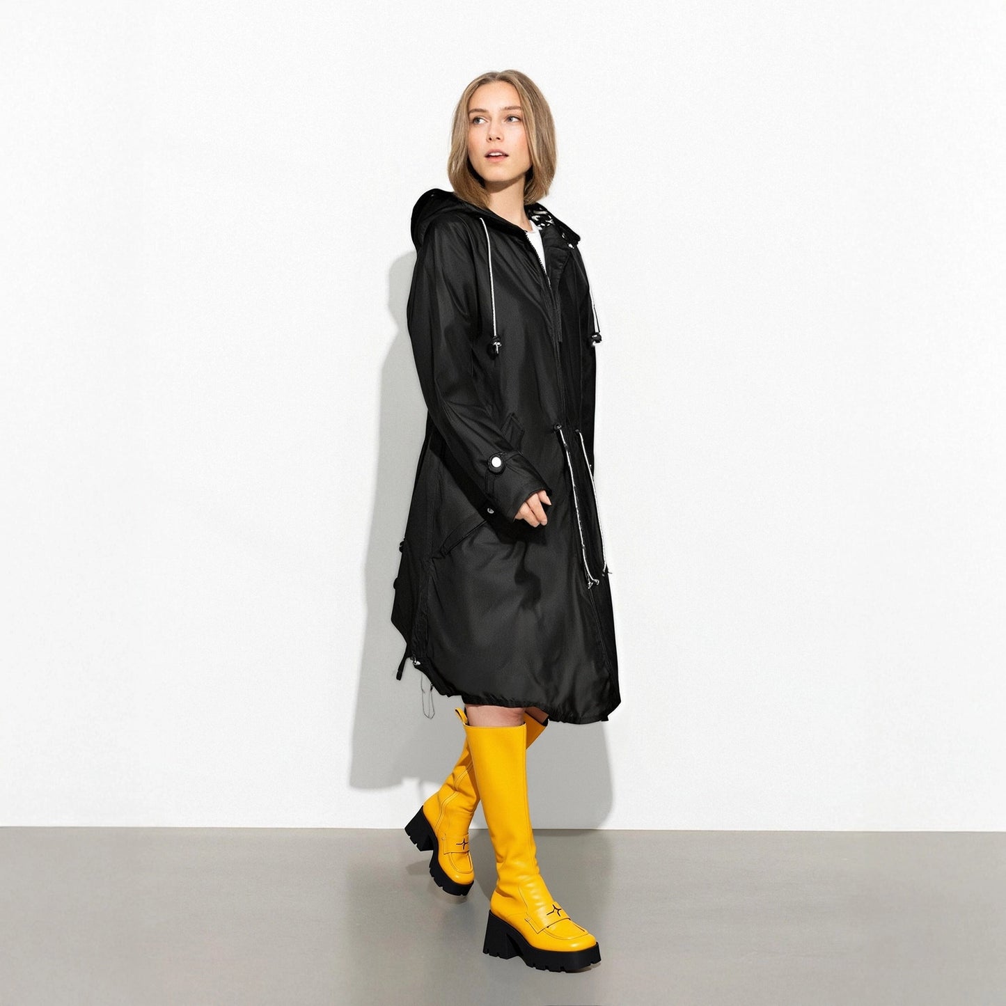 Out-Shine | Long Waterproof Rain Jacket for Women