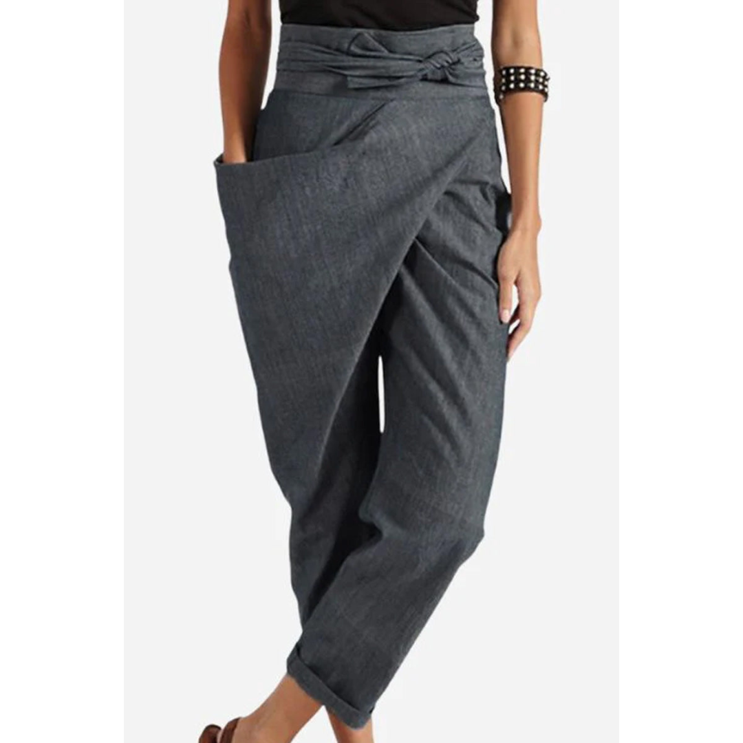 Out-Shine | Women's High Waist Pants Wrap