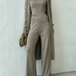 Out-Shine | Cashmere Fudus Set Beige - Clara