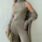 Out-Shine | Cashmere Fudus Set Beige - Clara