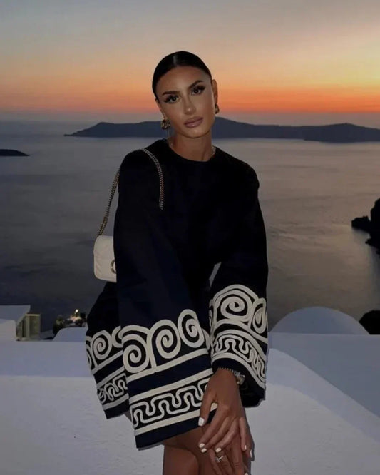 Out-Shine | Short Dress With Long Sleeves