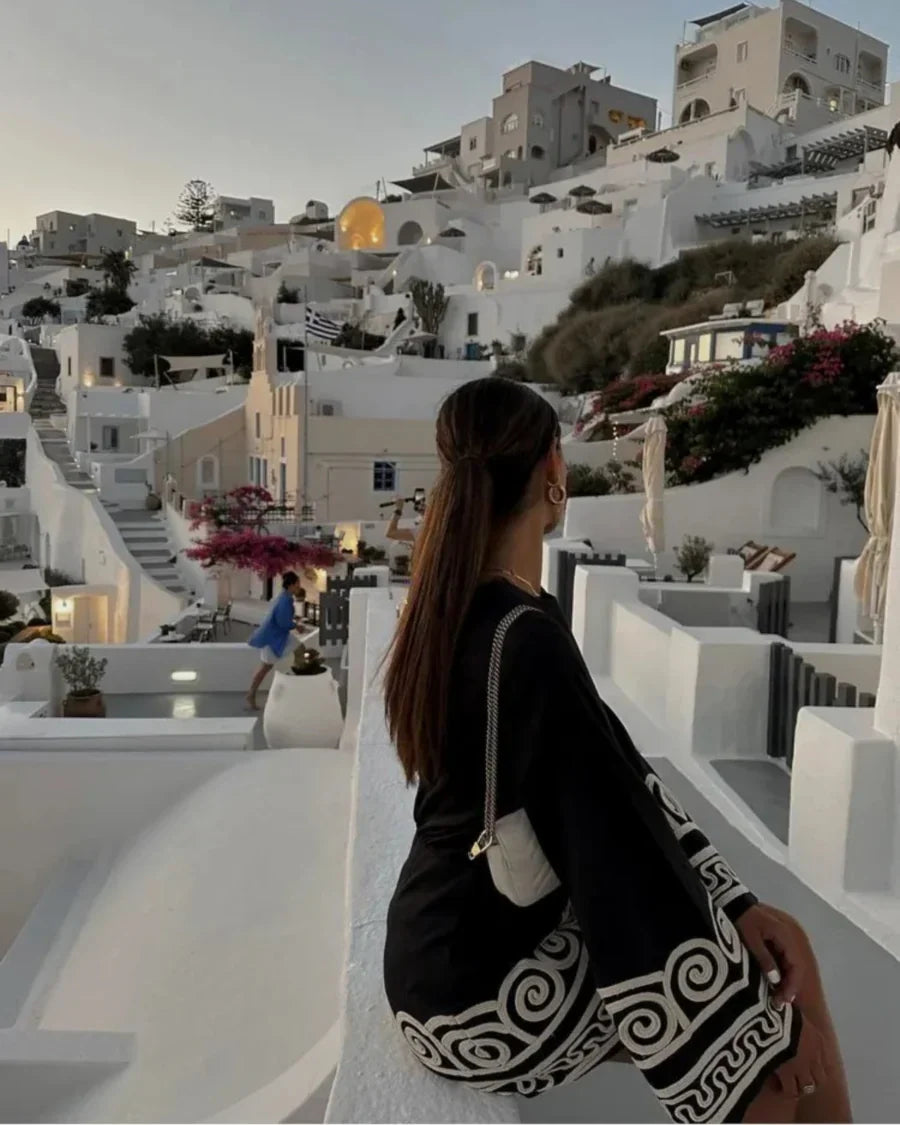 Out-Shine | Short Dress With Long Sleeves