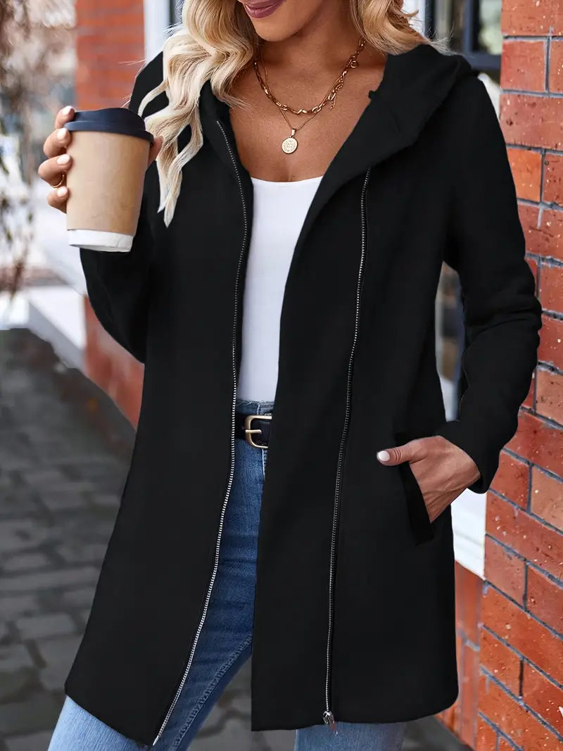 Out-Shine | Zip-Up Pockets Hoodie Jacket