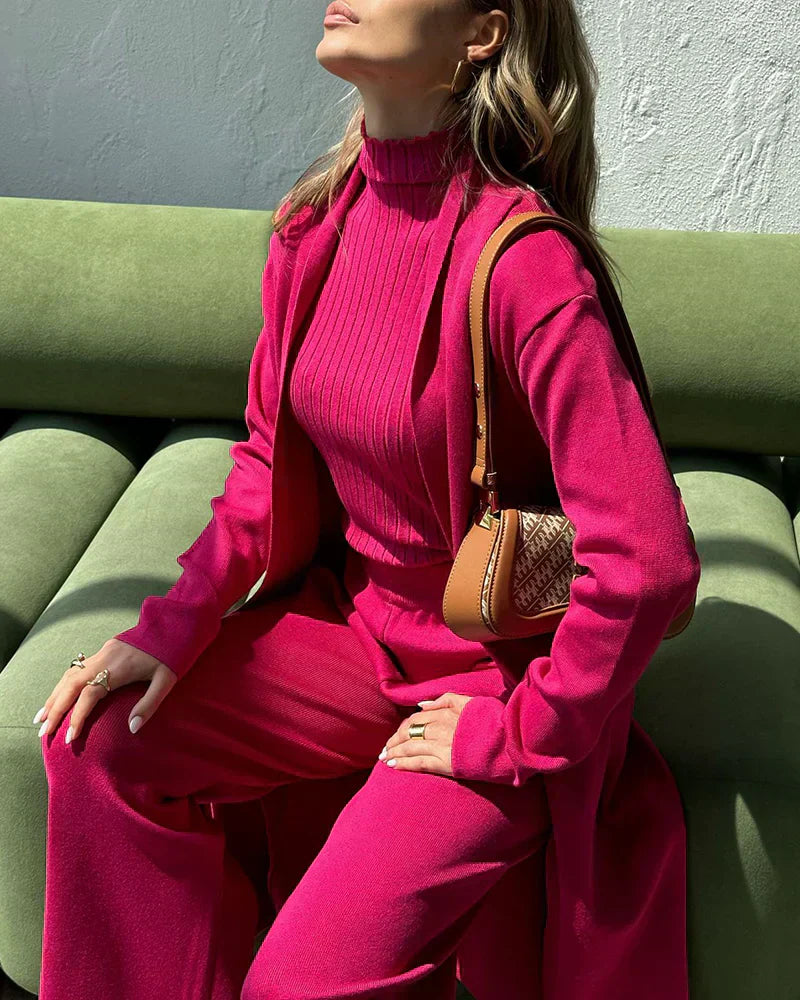 Out-Shine | Cashmere Fudus Set Beige - Clara