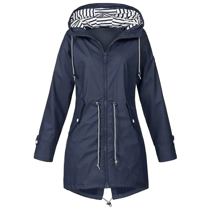 Out-Shine | Long Waterproof Rain Jacket for Women