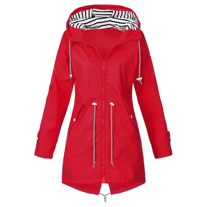 Out-Shine | Long Waterproof Rain Jacket for Women