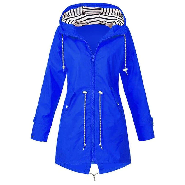 Out-Shine | Long Waterproof Rain Jacket for Women