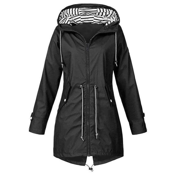 Out-Shine | Long Waterproof Rain Jacket for Women
