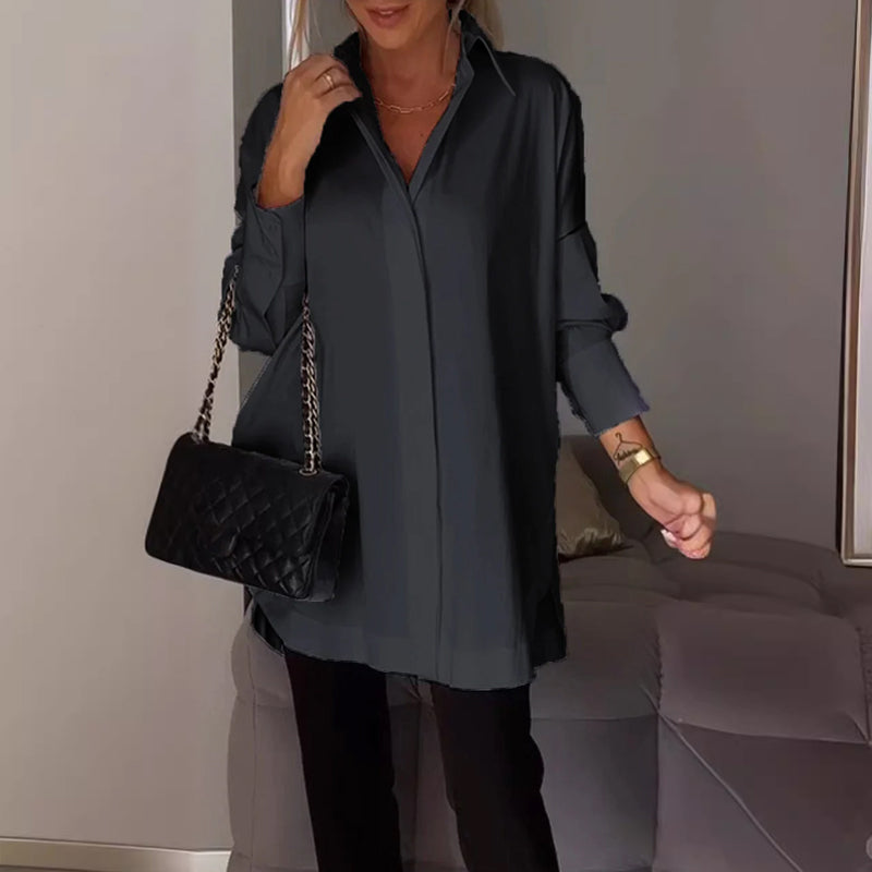 Deslumbra | Camisa de solapa para mujer 