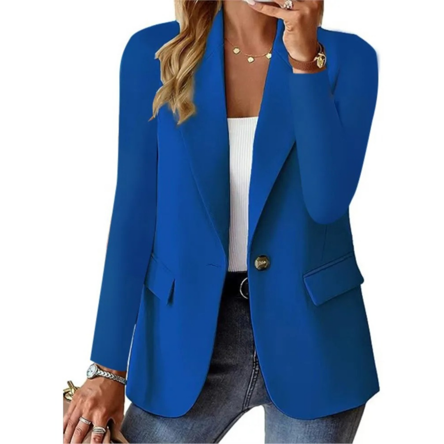 Brillar | Blazer de manga larga para mujer
