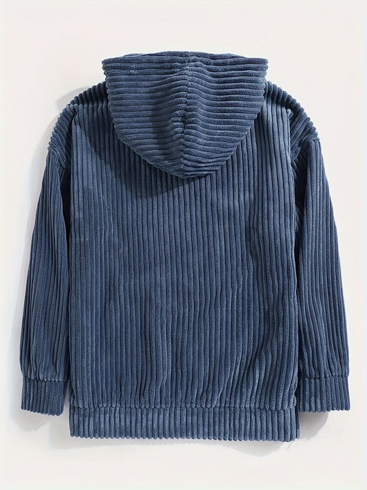 Out-Shine | Structured Corduroy Hoodie