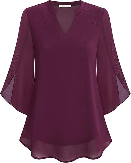 Out-Shine | Elegant Chiffon Blouse