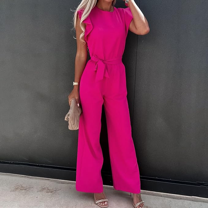 Out-Shine | Stylish Overall Set With Butterfly Sleeves