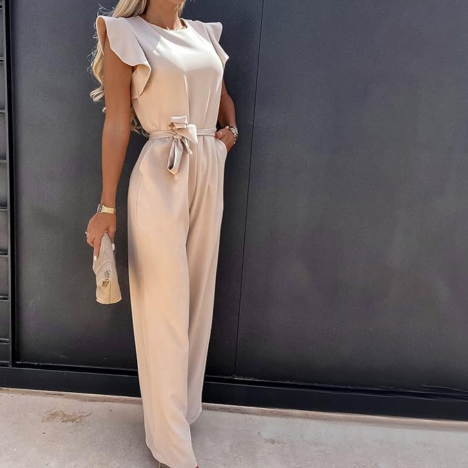 Out-Shine | Stylish Overall Set With Butterfly Sleeves