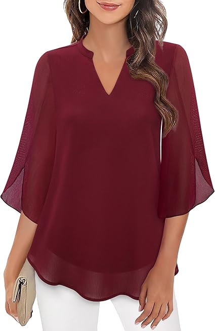 Out-Shine | Elegant Chiffon Blouse