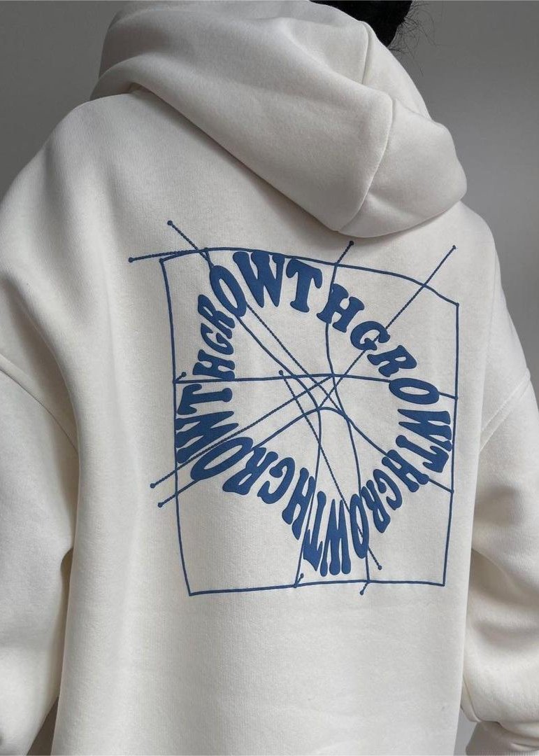 Out-Shine | Logo Hoodie Oversized Long Sleeve Comfort