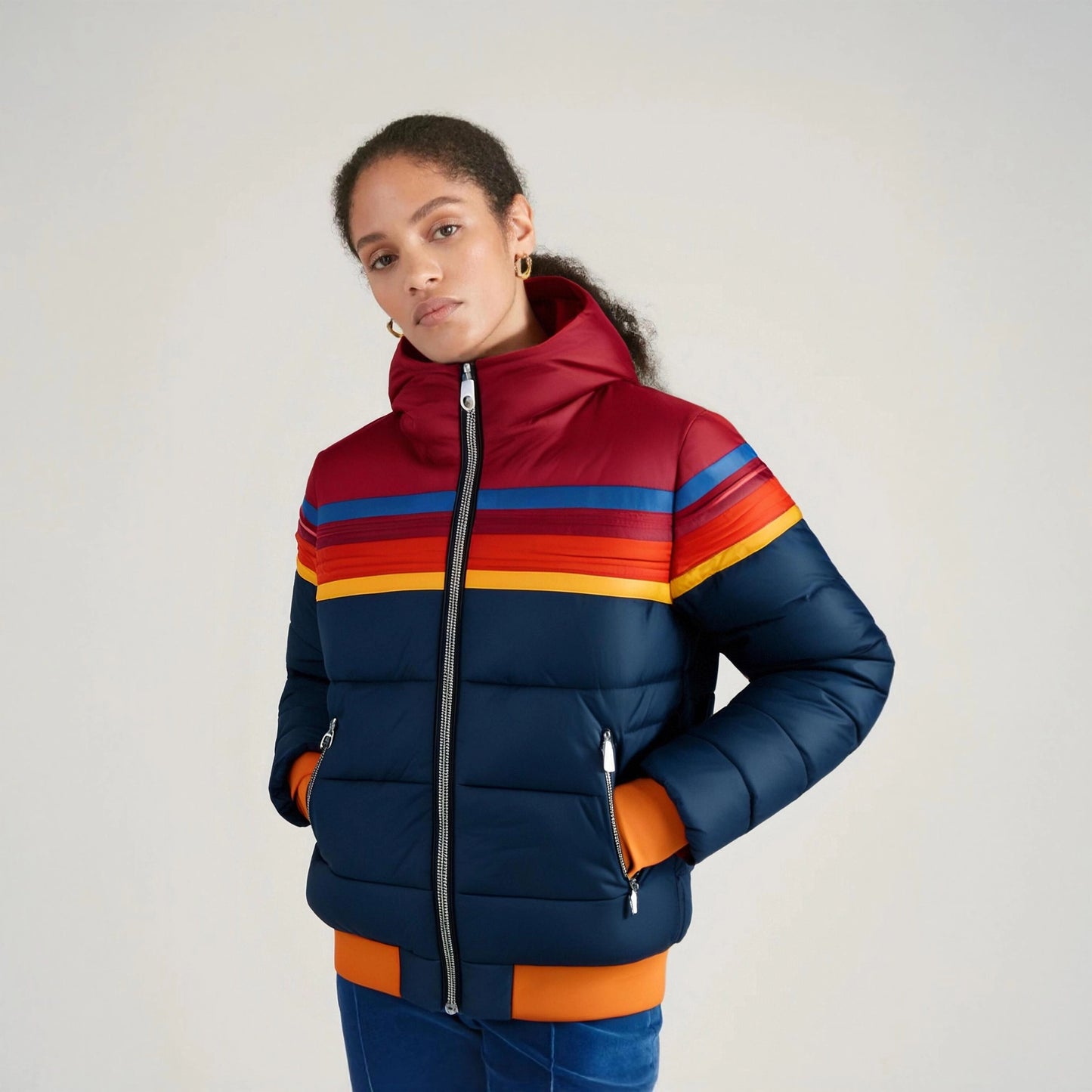 Out-Shine | Retro Jacket with Fur Hood