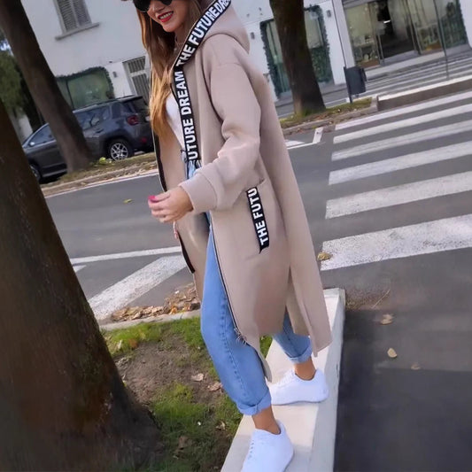 Out-Shine | Long-Sleeved Hooded Zipper Sports Jacket