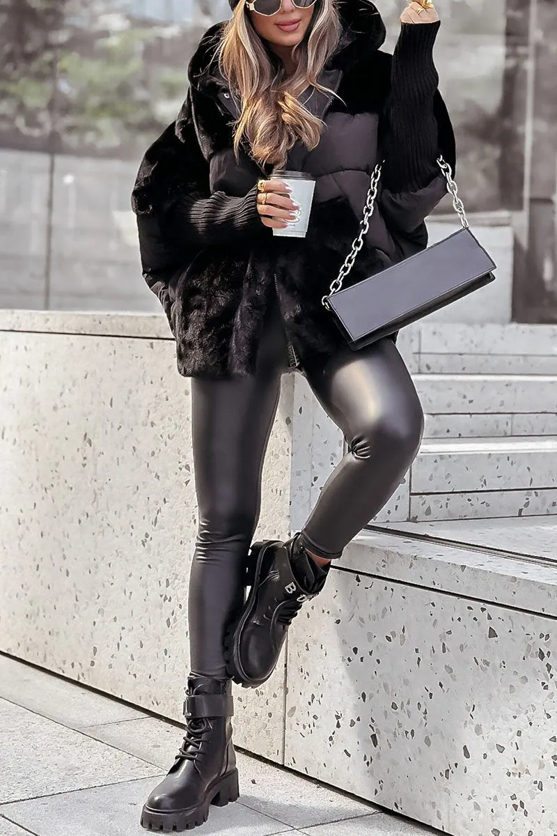 Out Shine | Luxurious Modern Hooded Bomber Jacket for Women