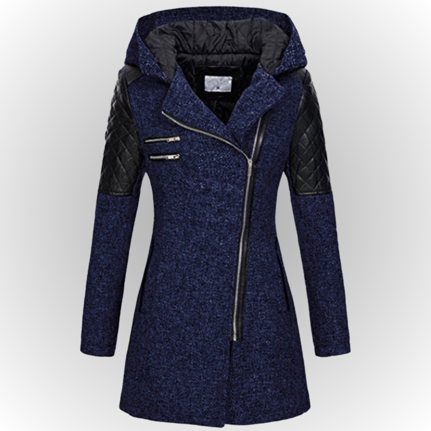 Out-Shine | Trendy Slanted Zip Jacket