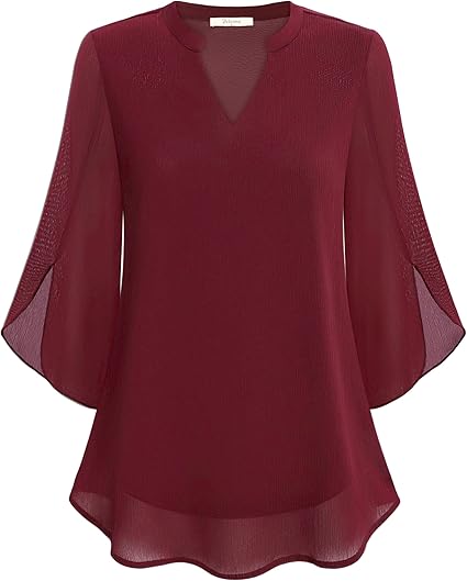 Out-Shine | Elegant Chiffon Blouse