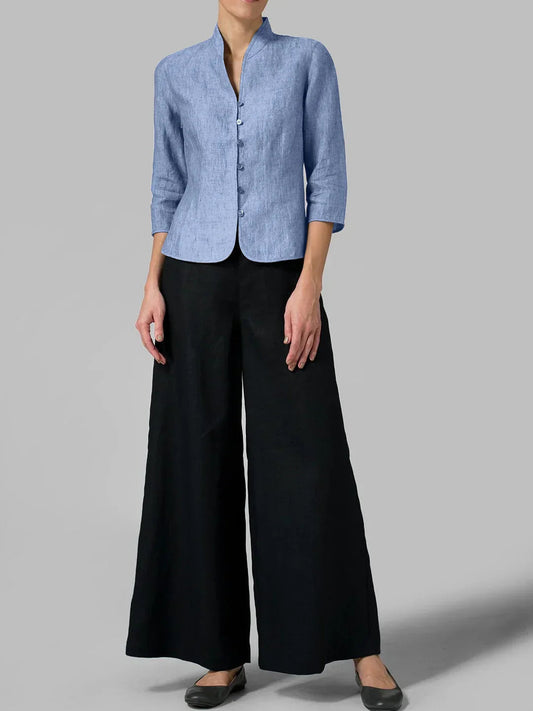 Out-Shine | Functional Three-Quarter Sleeves Blouse For Women