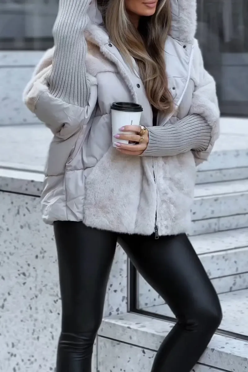 Out Shine | Luxurious Modern Hooded Bomber Jacket for Women