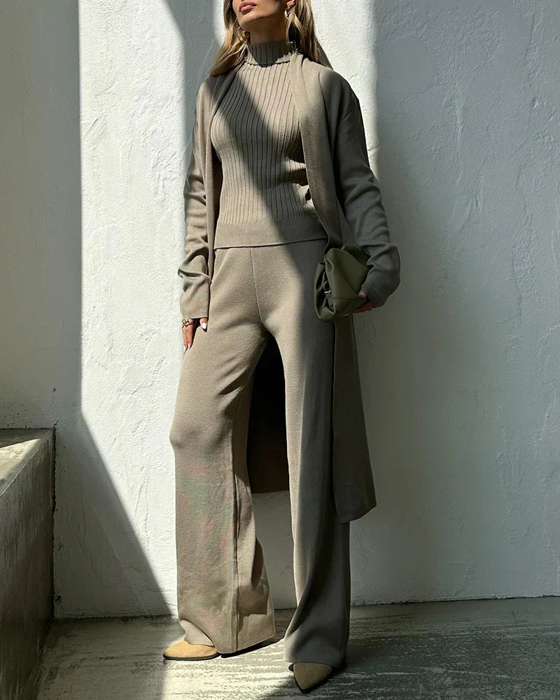 Out-Shine | Cashmere Fudus Set Beige - Clara