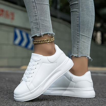 Out-Shine | Clean white leather for women, white