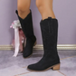 Out-Shine | Classic suede cowboy boots ladies