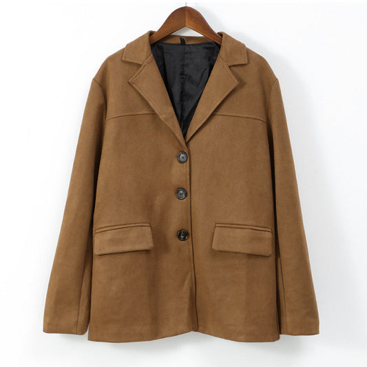 Out-Shine | Suede Blazer for Women