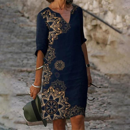 Out-Shine | Charming dress with floral pattern
