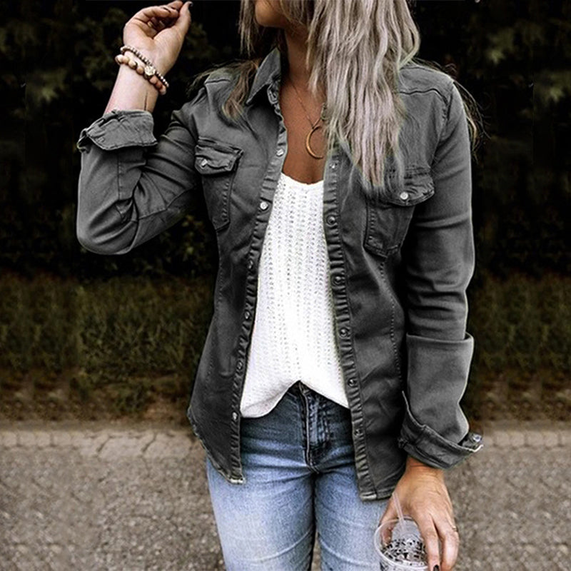 Out Shine | Fashionable Denim Jacket - Women's Denim Outfit for Every Occasion