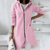 Out-Shine | Long hoodie with zipper