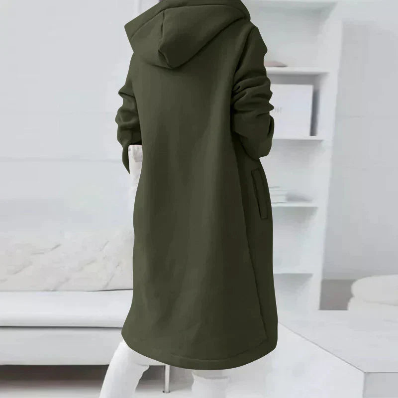 Out-Shine | Long hoodie with zipper