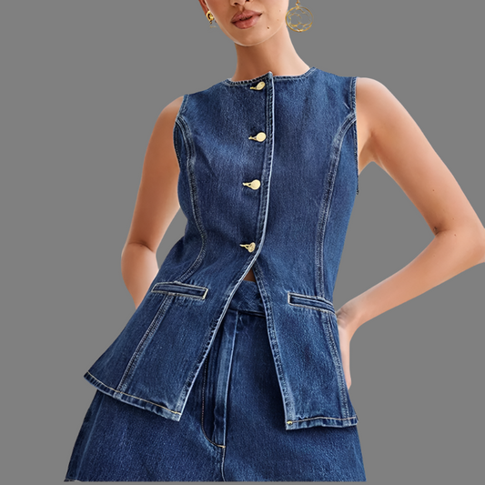 Out-Shine | Two-Piece Denim Set