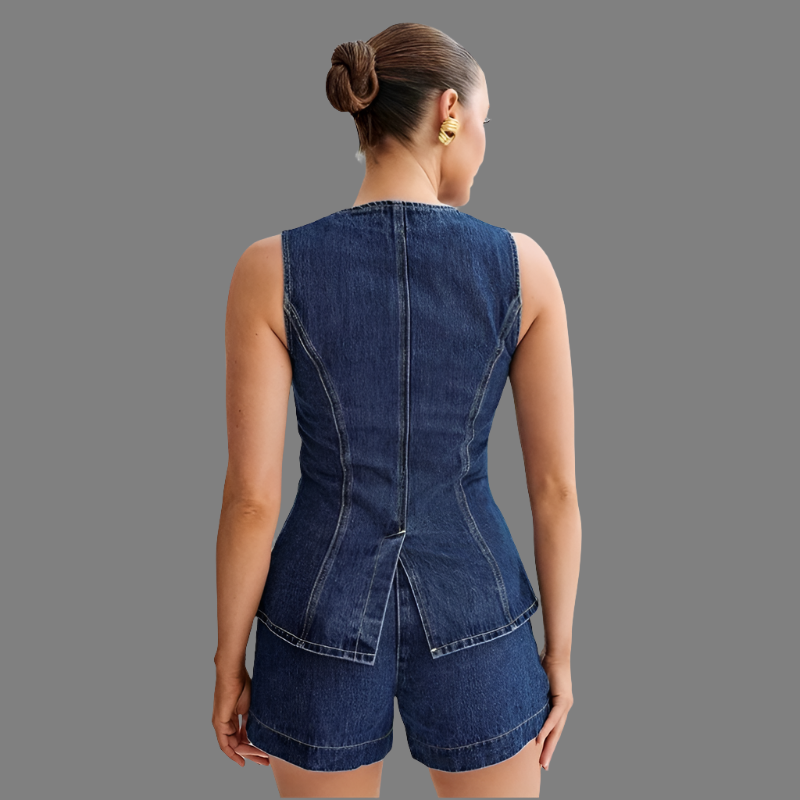 Out-Shine | Two-Piece Denim Set