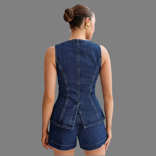 Out-Shine | Two-Piece Denim Set
