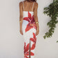 Out-Shine | Blossom Bodycon Dress with Floral Design