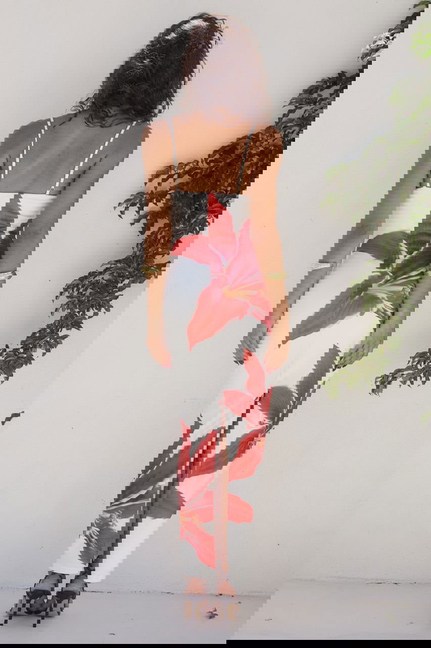Out-Shine | Blossom Bodycon Dress with Floral Design