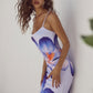Out-Shine | Blossom Bodycon Dress with Floral Design