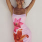 Out-Shine | Blossom Bodycon Dress with Floral Design