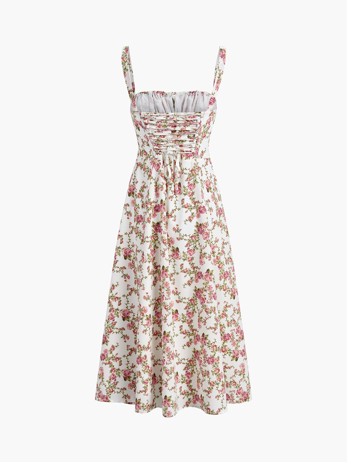 Deslumbra | Vestido midi floral Rosebud para mujer