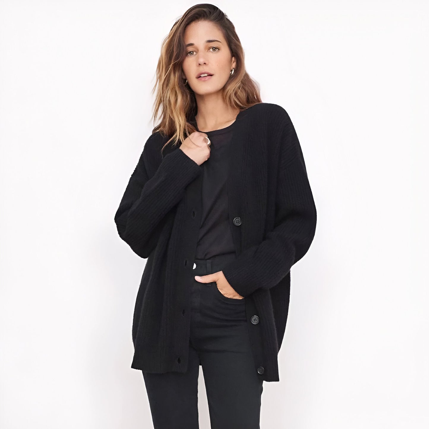 Out-Shine | Stylish Oversized Cashmere Vest